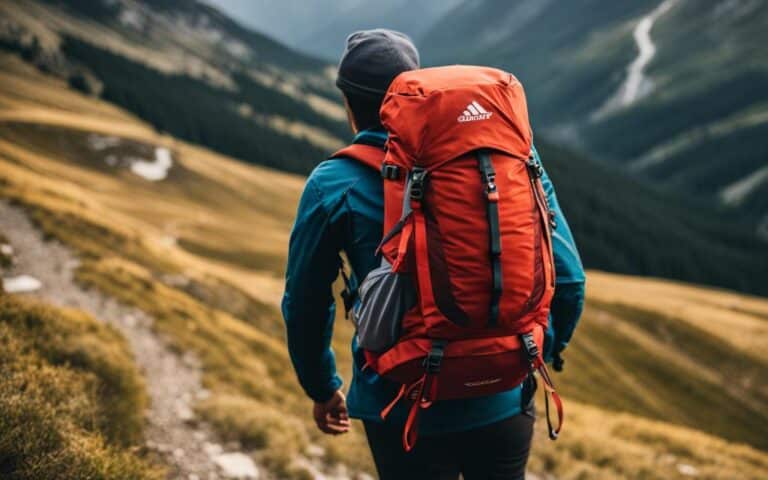 sports backpack with shoe compartment