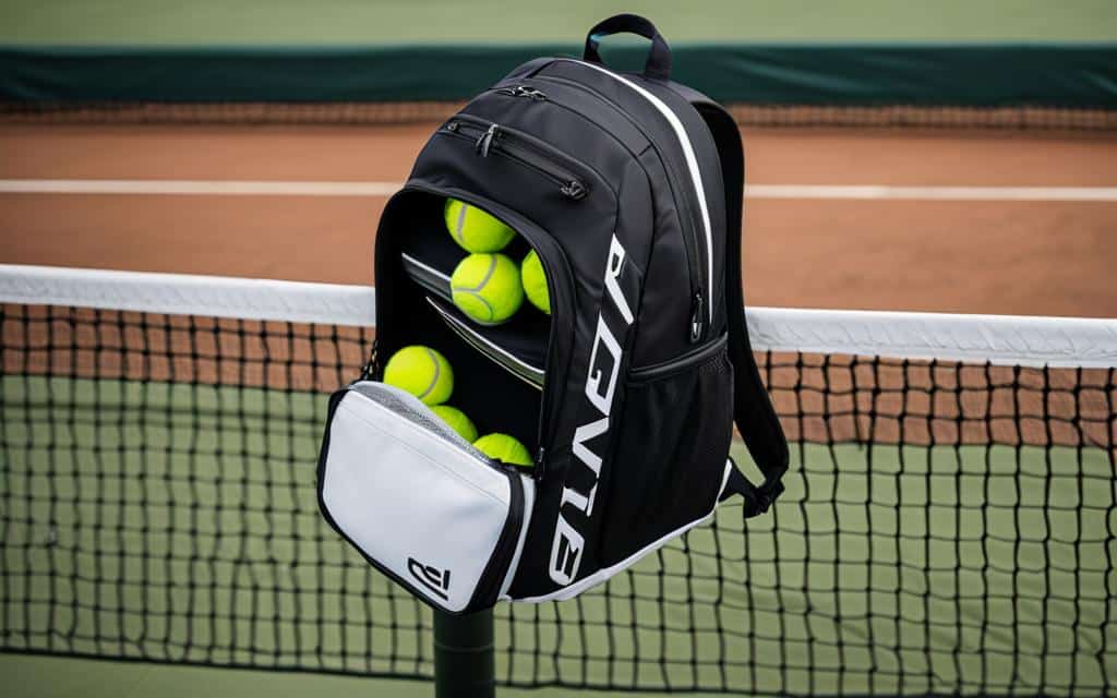 spacious tennis backpack